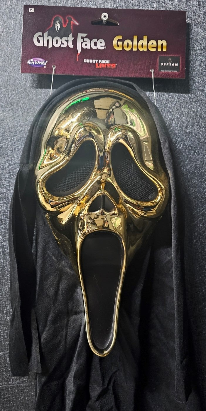 Ghostface Mask Gold