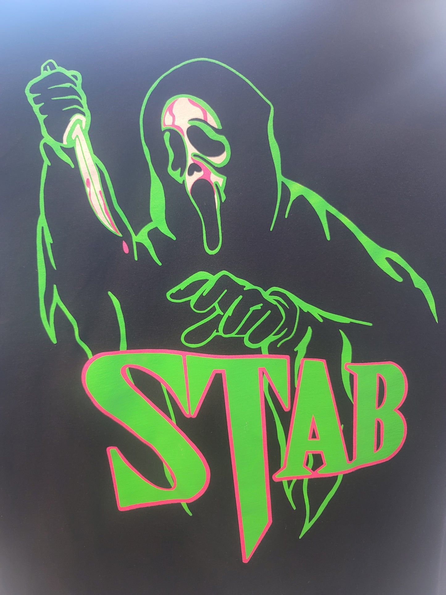 Stab Black Light Reflective Tshirt